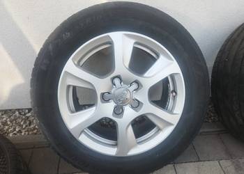 Audi A4,A5,komplet bardzo ładnych alufelg z oponami 225/55/16