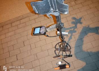 Wykrywacz metali wraz z pointerami , ?łopata krótka i łopatka ogrodowa wzm