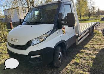 autolaweta IVECO 50C18 6.2 najazd ZAMIANA na osób lub dostawcze ASO 3.0d