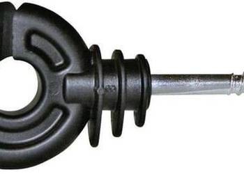 Izolator do drutu i plecionki z wkrętem, czarny, 90 szt. AKO 44306903