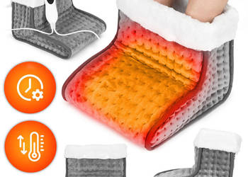 Elektryczny ogrzewacz do stóp z pilotem miękki but 10 poziomów grzania cie…