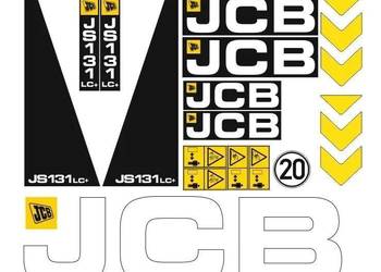 Naklejki oklejenie naklejka - JCB JS131LC+ Zamiennik