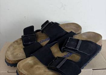 Skórzane klapki damskie Birkenstock Arizona 0951323 Narrow Fit