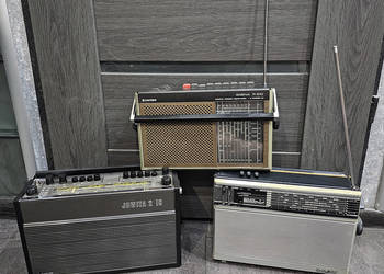 Radio Kolekcjonerskie komplet 3 szt – lata 70 -80
