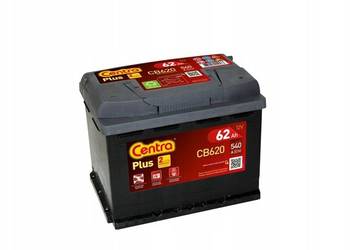 Akumulator Centra Plus 62Ah 540A CB620 P+