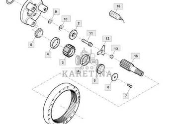 John Deere 6195R Mechanizm Różnicowy Wał Koło Koronowe Satelity R323474 R3…