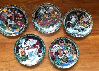 Świąteczny talerz. Santa Claus Collection. Bajki. Projekt Hansa H. Hansena. Świąteczny talerz. Santa Claus Collection. Bajki. Projekt Hansa H. Hansena.