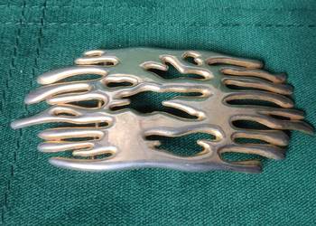 Retro włoska klamra do pasa unikalna