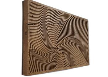 Płaskorzeźba w drewnie dębowym - dekoracja na ścianę