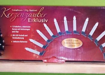 Zestaw bezprzewodowych świec choinkowych LED