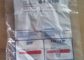 RJ-45 HK KRONE moduł gniazda 5e czarny 65401130-04