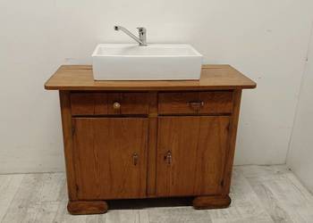 komoda drewniana stara szafka pod umywalkę  vintage