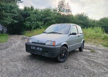 Fiat Cinquecento 900 1996r. Czarne Blachy Alufelgi Stan Bardzo Dobry