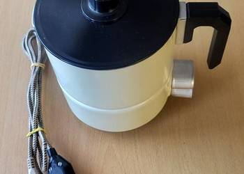 Nowy Garnek Elektryczny PRL 1989 | Grube Aluminium | Stan Fabryczny. Unikat