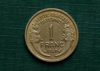 FRANCJA - 1 frank, 1940r.