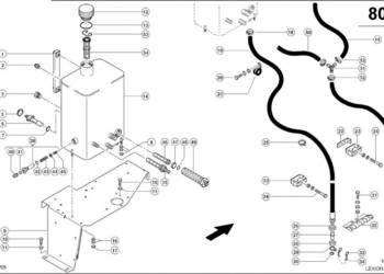 Claas Lexion 560 UCHWYT ZBIORNIKA 0007716613 (Zbiornik hydrauliki)