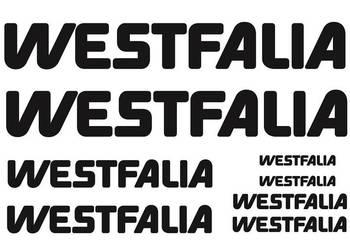 Westfalia zestaw naklejek VW T1 T2 T3 T4 Volkswagen