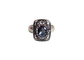 7532. Mistic Topaz w Srebrze.