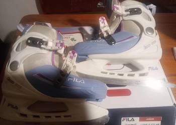 Łyżwy róż 31-35 FILA regulowane