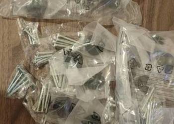 Gałki uchwyty do mebli Amazon Basics 25 szt. Czarny mat