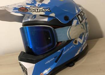 Kask ls2 mx437 Gogle riven