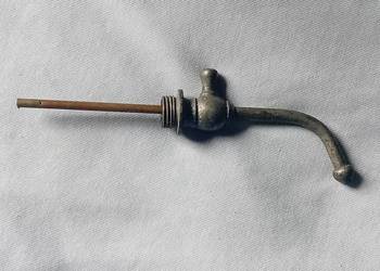 Cynowa pompka atomizera do perfum, Brueder Rachmann, około 1920 r.