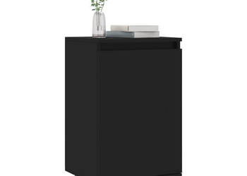 Szafki 2 szt. czarne 40x35x70 cm materiał drewnopochodny WM-831055