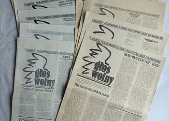 Głos Wolny -Gazeta I Krajowego Zjazdu Delegatów NSZZ Solidarność. 9 egz.