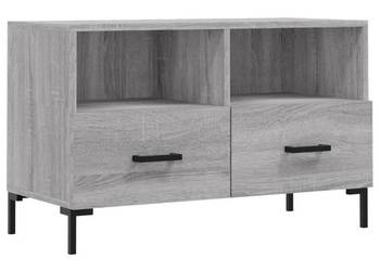 Szafka pod telewizor szary dąb sonoma 80x36x50 cm WM-828978