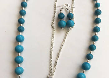 Naszyjnik i kolczyki z turkmenitu