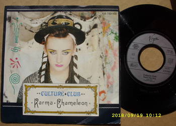 CULTURE CLUB--KARMA CHAMELEON ;singiel winyl.