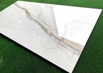 BIAŁY MARMUR POLEROWANY ŻYŁKA  120x60 WYSOKI POŁYSK g.I