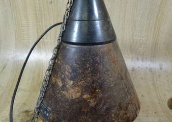 lampa wisząca Industrial loft fabryczna org DDR
