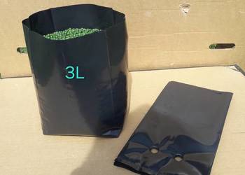 Doniczki produkcyjne foliowe- 3L SUPER MOCNE +UV -100szt.