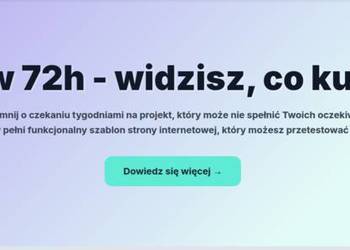 Sprzedam gotowy szablon do stworzenia strony internetowej