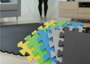 Mata Piankowa 1cm Puzzle do ćwiczeń ochronna sprzęt siłownia