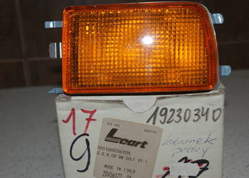 KIERUNKOWSKAZ PRZEDNI POMARAŃCZOWY VW GOLF 3