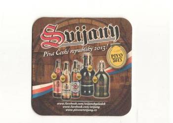 Svijany  - podstawka do piwa. Nr. 16.