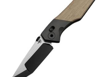 Nóż składany Bestech Cetus Bronze Black Titanium / Natural Canvas Micarta,…