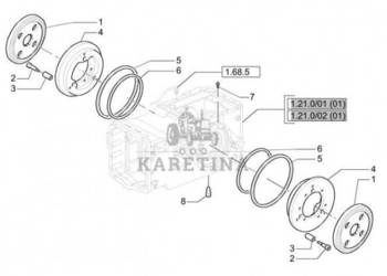 New Holland T6010 T6070 Tłok 5191494