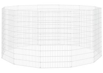 vidaXL Wybieg dla zwierząt z wolnym wybiegiem, 12 paneli,(SKU:171584)
