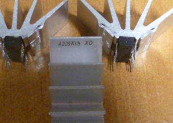 Wzmacniacz z radiatorem A209K