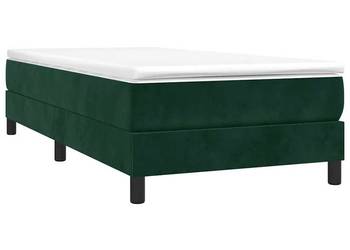 vidaXL Łóżko kontynentalne, ciemnozielone, 80x200 cm(SKU:3120739)
