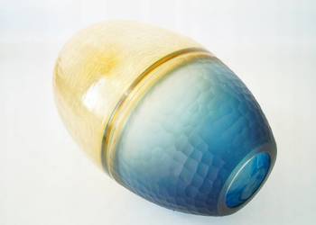 Nowoczesny szklany wazon DESIGN 51 ciekawy kształt