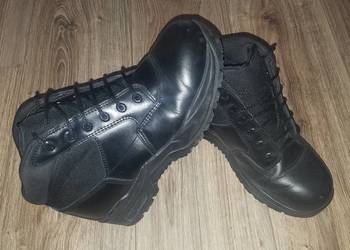 Buty MAGNUM Midnite Plus II 40/41 26cm taktyczne skórzane półwysokie czarne