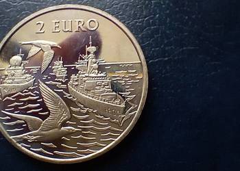 Stare monety 2 euro 1997 Okręt wojenny Holandia