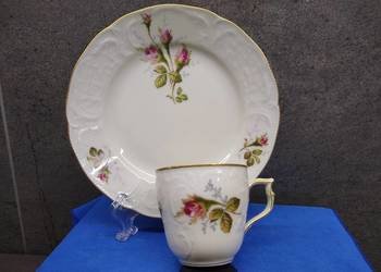 Talerzyk filiżanka Rosenthal Sanssouci róża