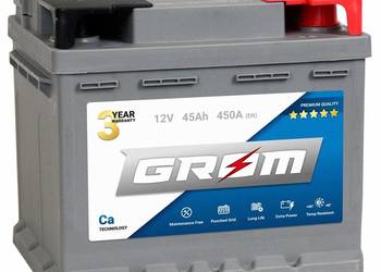 Akumulator 45Ah 450A EN GROM Premium