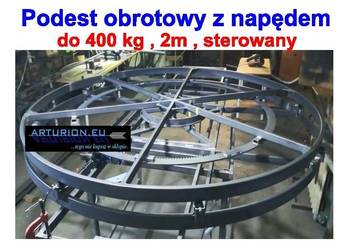 Podest obrotowy Napęd reklamy do 400 kg. 2m Ekspozytor Obrotnica Sterowanie