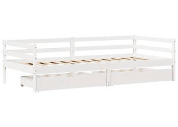 Łóżko dzienne z szufladami sosnowe 90x200 cm WM-3302058